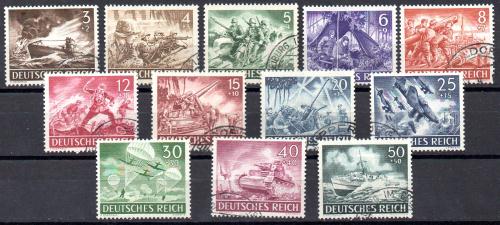 Alemani Imperio Nº Yvert 748/759 Nº Michel 831/842 (o)